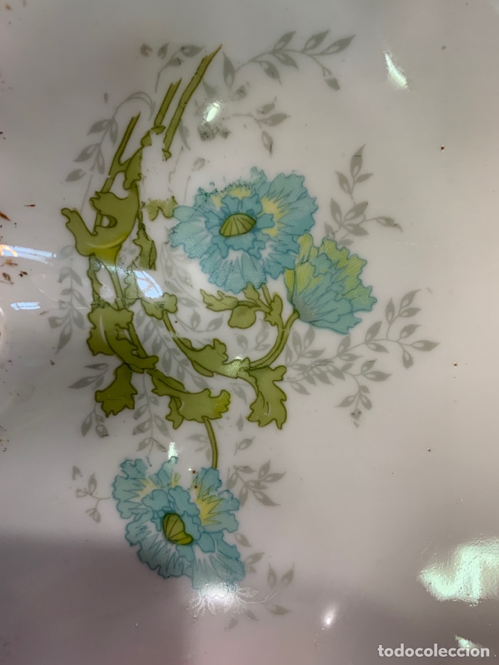 Antig&uuml;edades: Cuenco de porcelana francesa antiguo - Foto 3