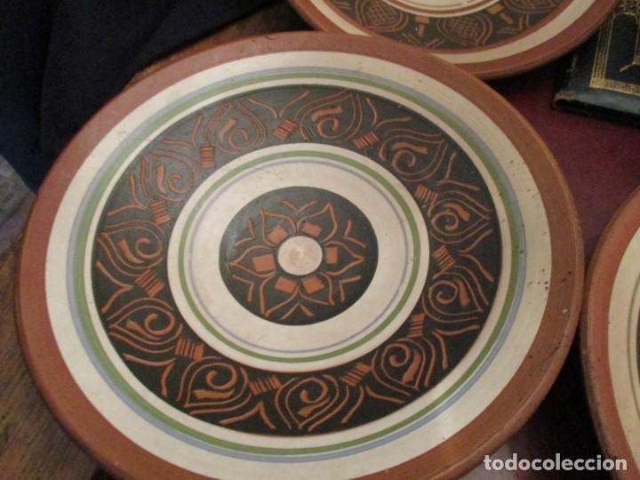 Antig&uuml;edades: lote platos cer&aacute;micas Verd&uacute; - Foto 7