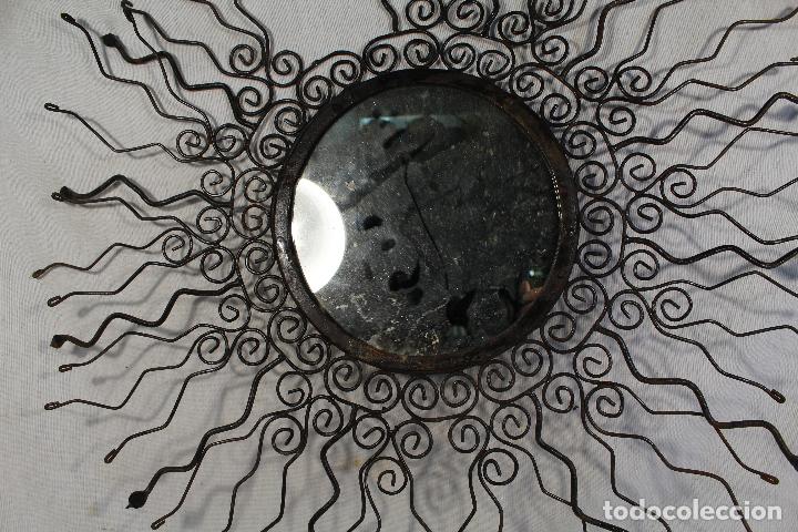 Antig&uuml;edades: espejo de sol en hierro de forja - Foto 2