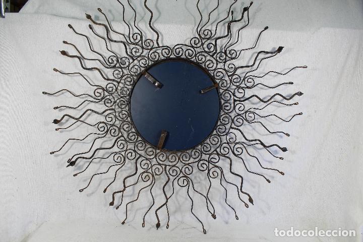 Antig&uuml;edades: espejo de sol en hierro de forja - Foto 4