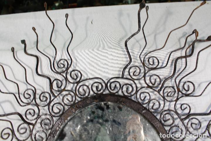 Antig&uuml;edades: espejo de sol en hierro de forja - Foto 2