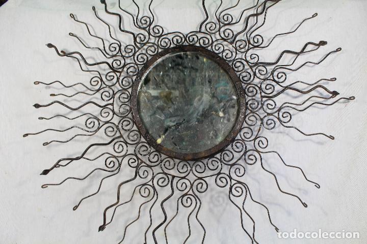 Antig&uuml;edades: espejo de sol en hierro de forja - Foto 4