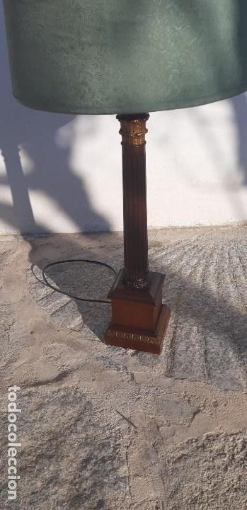 Antig&uuml;edades: Lampara de madera - Foto 2