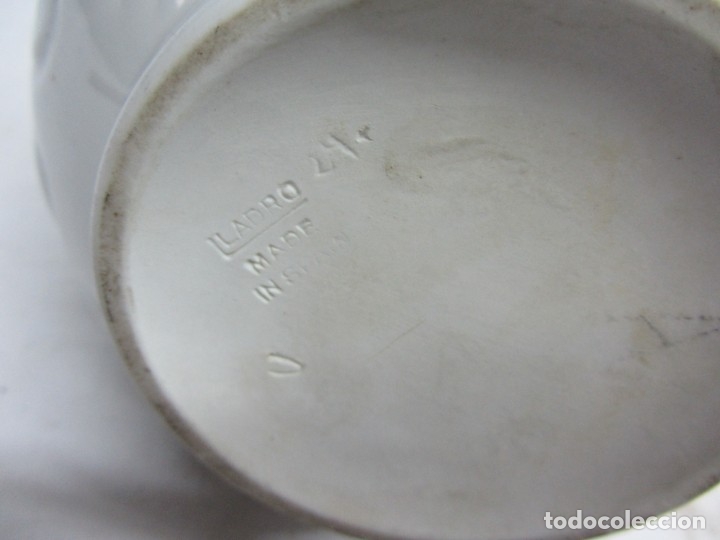 Antig&uuml;edades: PRECIOSO JARR&Oacute;N BLANCO DE LLADR&Oacute; - Foto 3