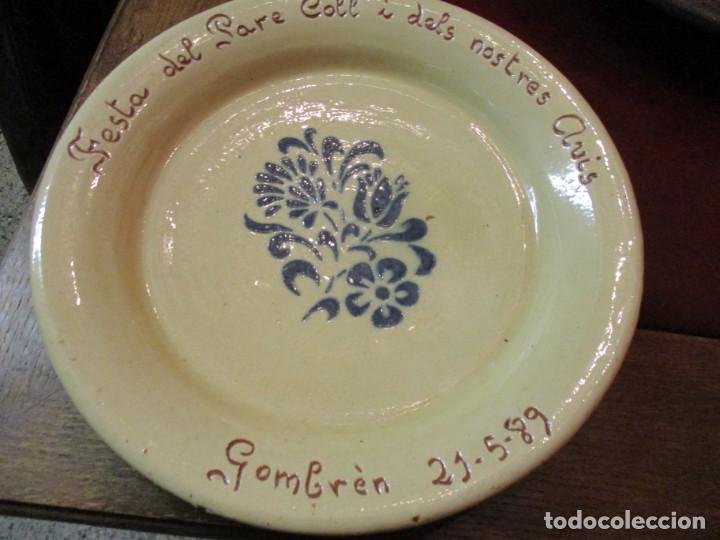 Antig&uuml;edades: plato cer&aacute;mica para colgar . - Foto 1