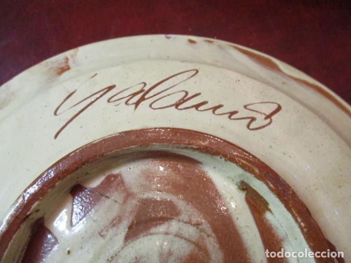 Antig&uuml;edades: plato cer&aacute;mica para colgar . - Foto 2