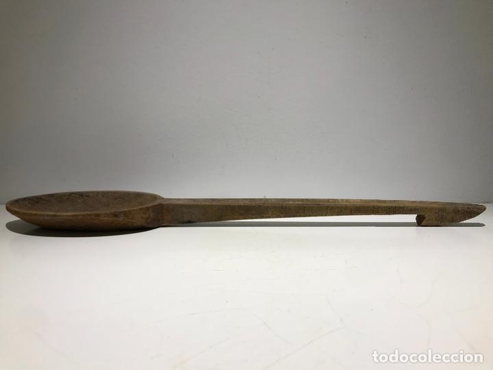 Antig&uuml;edades: ANTIGUA CUCHARA DE MADERA - Foto 5