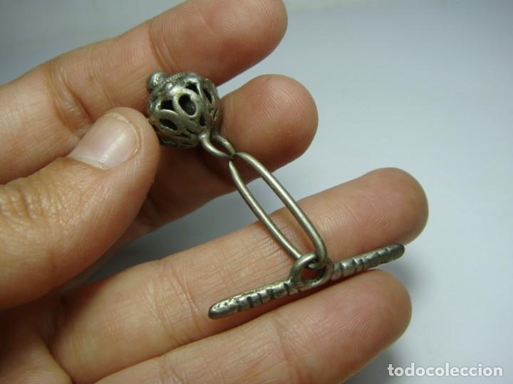 Antig&uuml;edades: Bot&oacute;n Charro. PLATA. S. XVIII - Foto 2