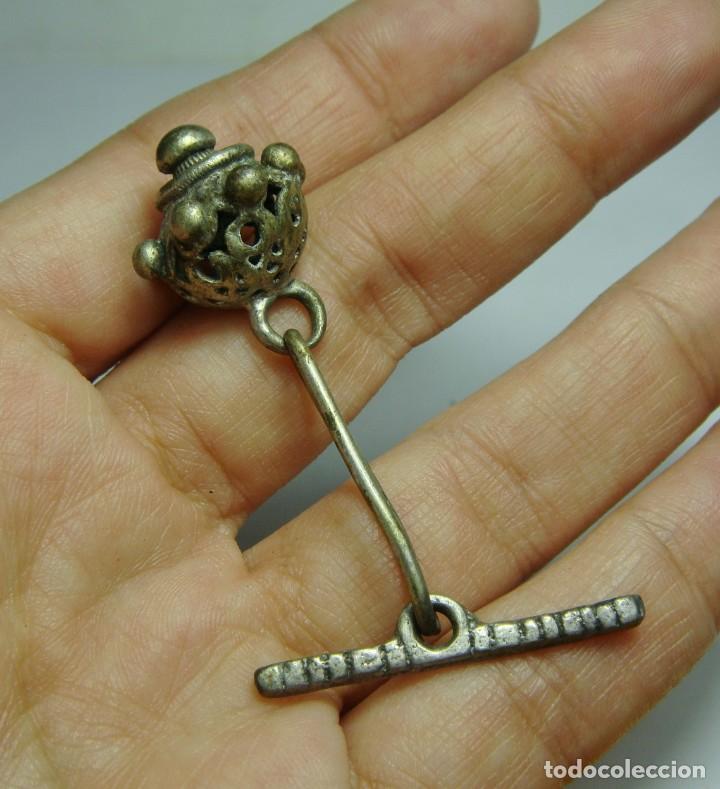 Antig&uuml;edades: Bot&oacute;n Charro. PLATA. S. XVIII - Foto 2