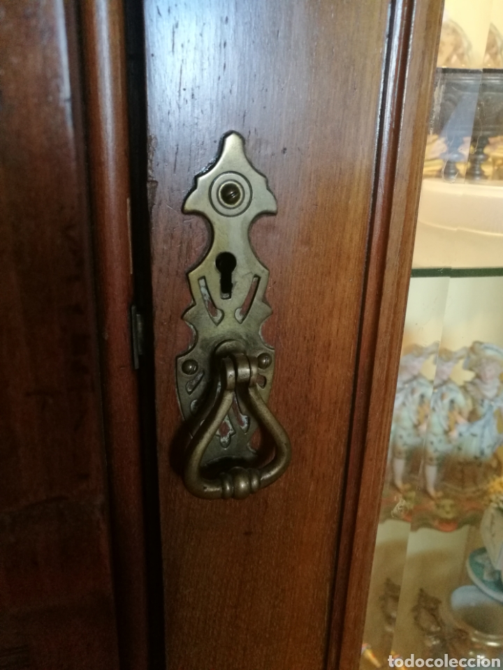 Antig&uuml;edades: Vitrina caoba - Foto 7