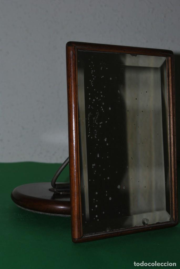 Antiques: ESPEJO DE SOBREMESA DE MADERA - PLEGABLE - TOCADOR - A&Ntilde;OS 30-40