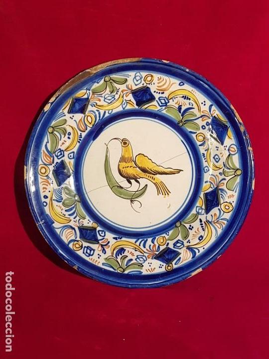 Oggetti Antichi: Plato cer&aacute;mica Manises siglo XIX