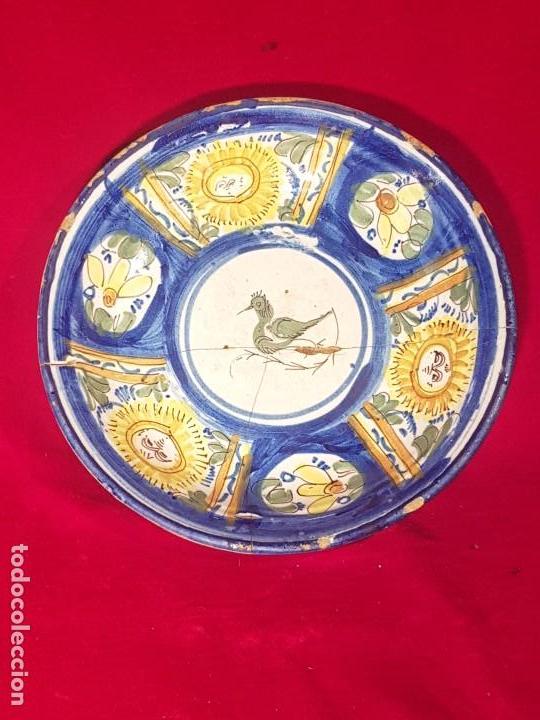 Antiquit&auml;ten: Plato cer&aacute;mica Manises siglo XIX