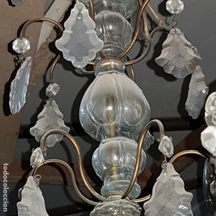 Antig&uuml;edades: Lampara cristal - Foto 7