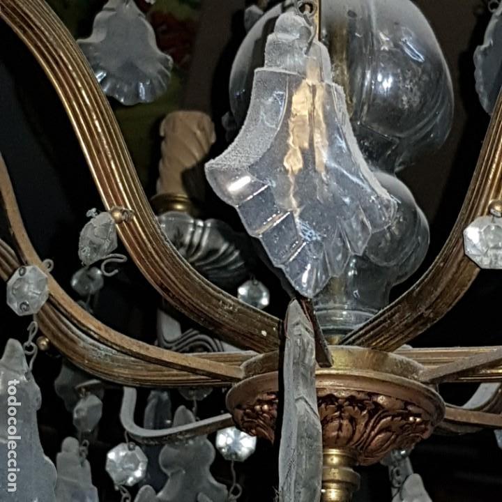 Antig&uuml;edades: Lampara cristal - Foto 11