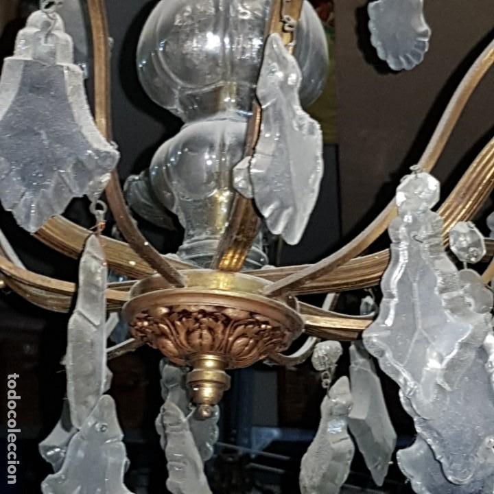 Antig&uuml;edades: Lampara cristal - Foto 12