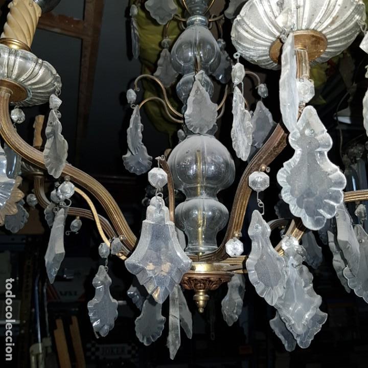 Antig&uuml;edades: Lampara cristal - Foto 14