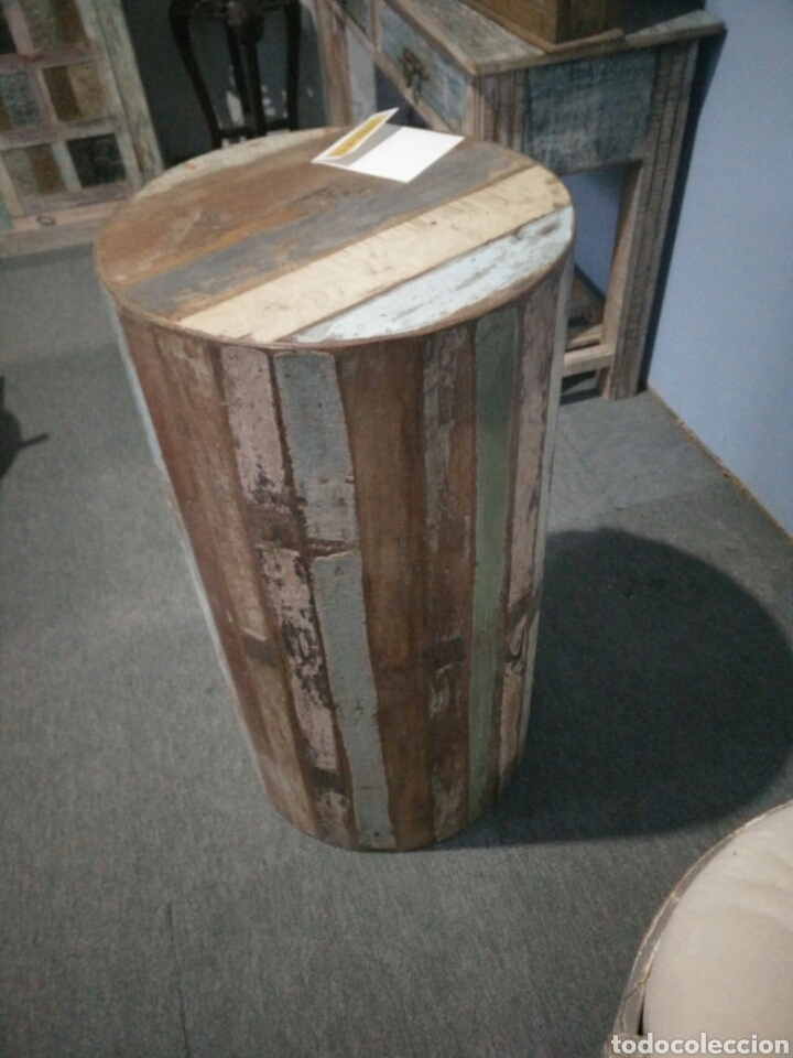 Antig&uuml;edades: Pedestal de madera - Foto 2