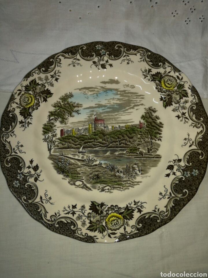 Antig&uuml;edades: Plato Romantic England Windsor Castle - Foto 1