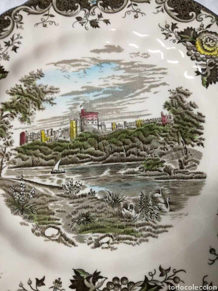 Antig&uuml;edades: Plato Romantic England Windsor Castle - Foto 3
