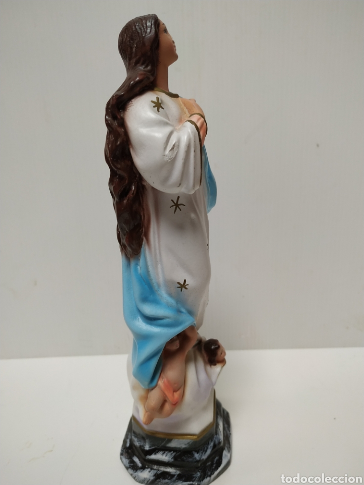 Antig&uuml;edades: Virgen de estuco a restaurar - Foto 3