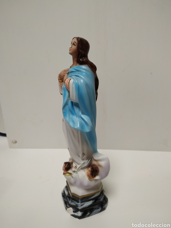 Antig&uuml;edades: Virgen de estuco a restaurar - Foto 4