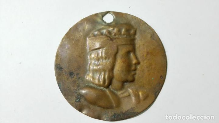 Antiquit&eacute;s: CHAPA DE COBRE, , MEDIDAS 5 CM