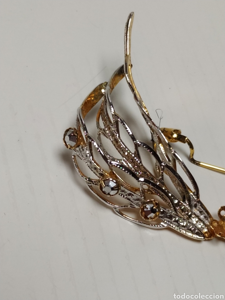 Antig&uuml;edades: Antiguo broche 7 cm - Foto 3