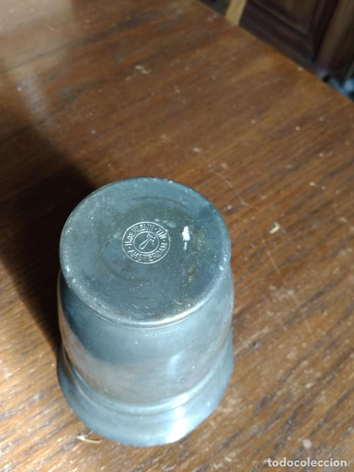 Antig&uuml;edades: VASO DE PELTRE ANTIGUO - Foto 4
