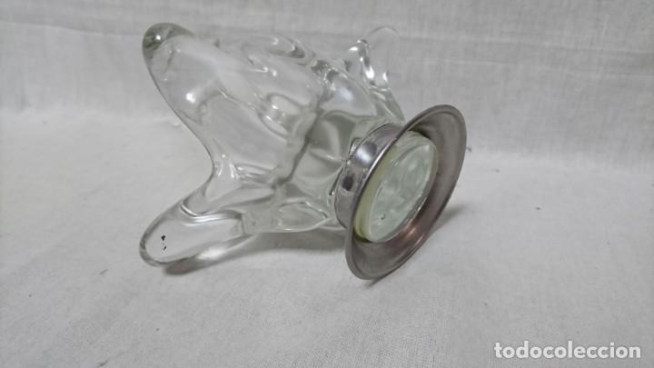 Antig&uuml;edades: BANDEJA CON FORMA DE CESTA DE CRISTAL - Foto 5