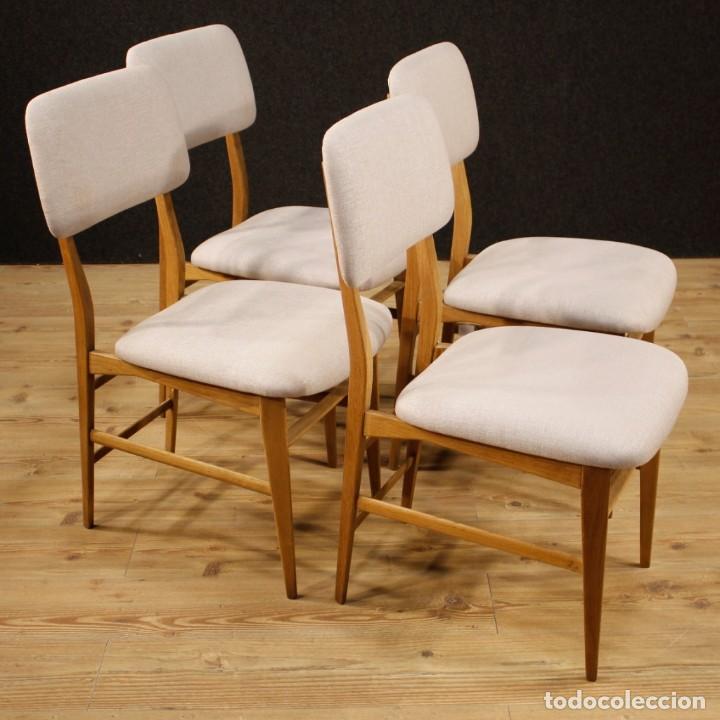 Antigüedades: Grupo de 4 sillas italiana del siglo XX - Foto 8 - 147941746