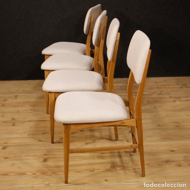 Antigüedades: Grupo de 4 sillas italiana del siglo XX - Foto 11 - 147941746