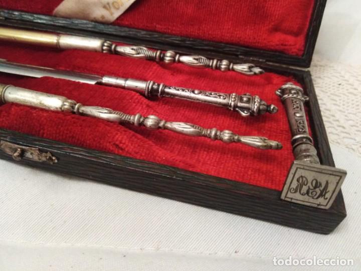 Antig&uuml;edades: Antig&uuml;o estuche alem&aacute;n para despacho - Foto 4