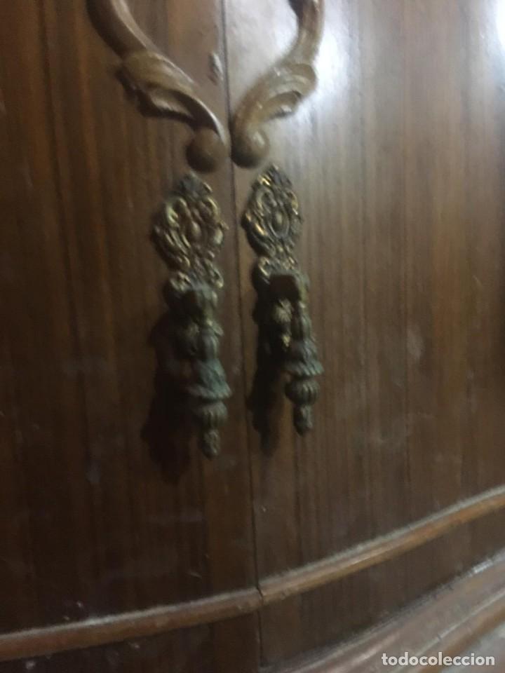 Antig&uuml;edades: MESITAS DE NOCHE MADERA ANTIGUA - Foto 3