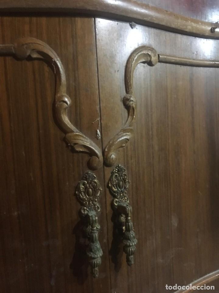 Antig&uuml;edades: MESITAS DE NOCHE MADERA ANTIGUA - Foto 4
