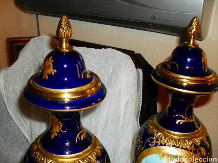 Antig&uuml;edades: Jarrones de bronce y porcelana. - Foto 6