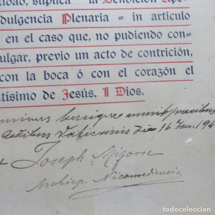Antig&uuml;edades: Cuadro religioso bula, papa - Foto 3