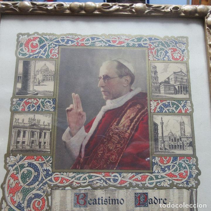 Antig&uuml;edades: Cuadro religioso bula, papa - Foto 4