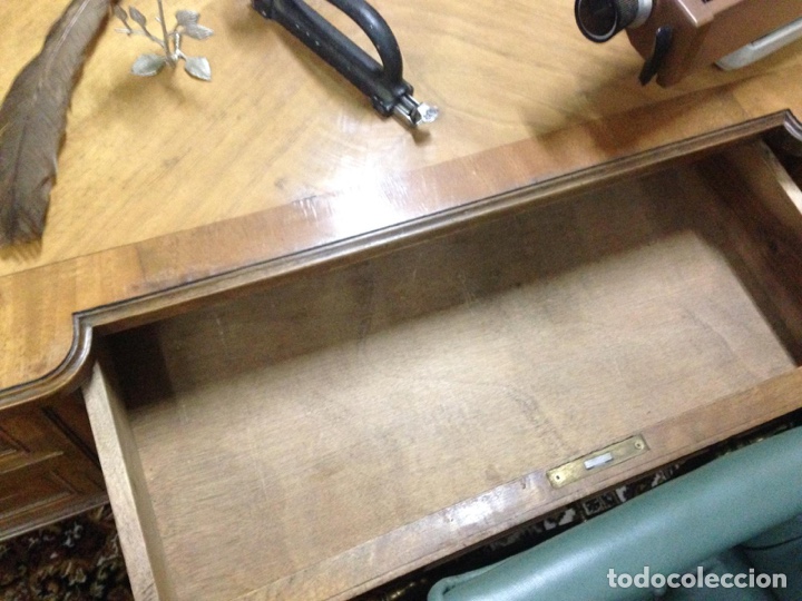 Antig&uuml;edades: Mesa estilo despacho con 5 cajones - Foto 4