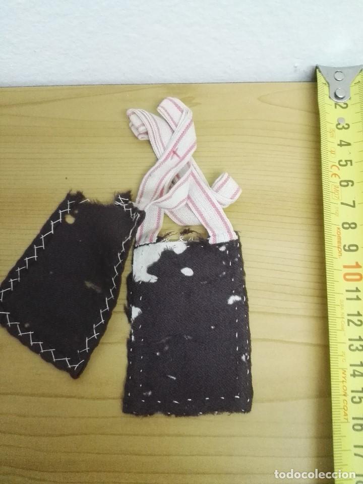 Antig&uuml;edades: Escapulario de ropa de Vuesa Se&ntilde;ora del Monte Carmelo - Foto 5