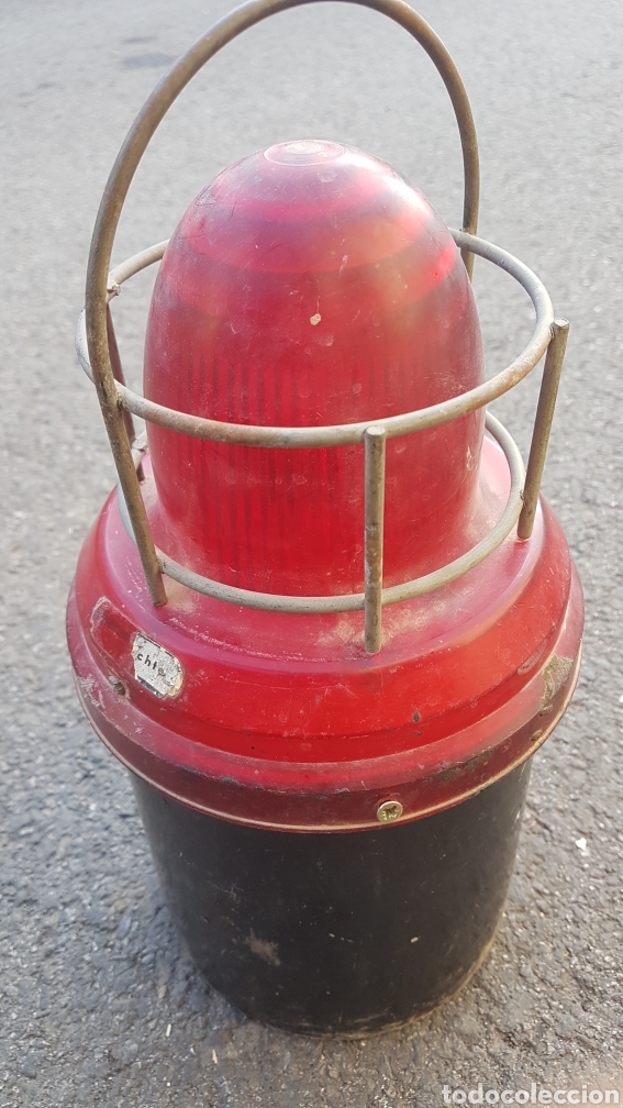 Antig&uuml;edades: Antiguo farol de obra royer - Foto 2
