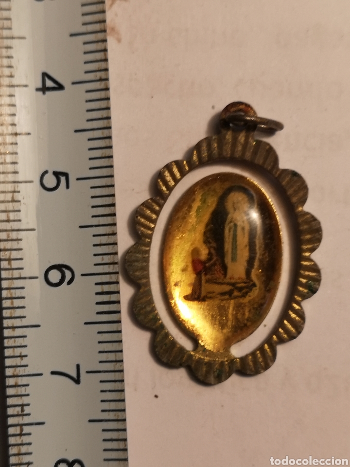 Antig&uuml;edades: MEDALLA RELIGIOSA VIRGEN - Foto 3