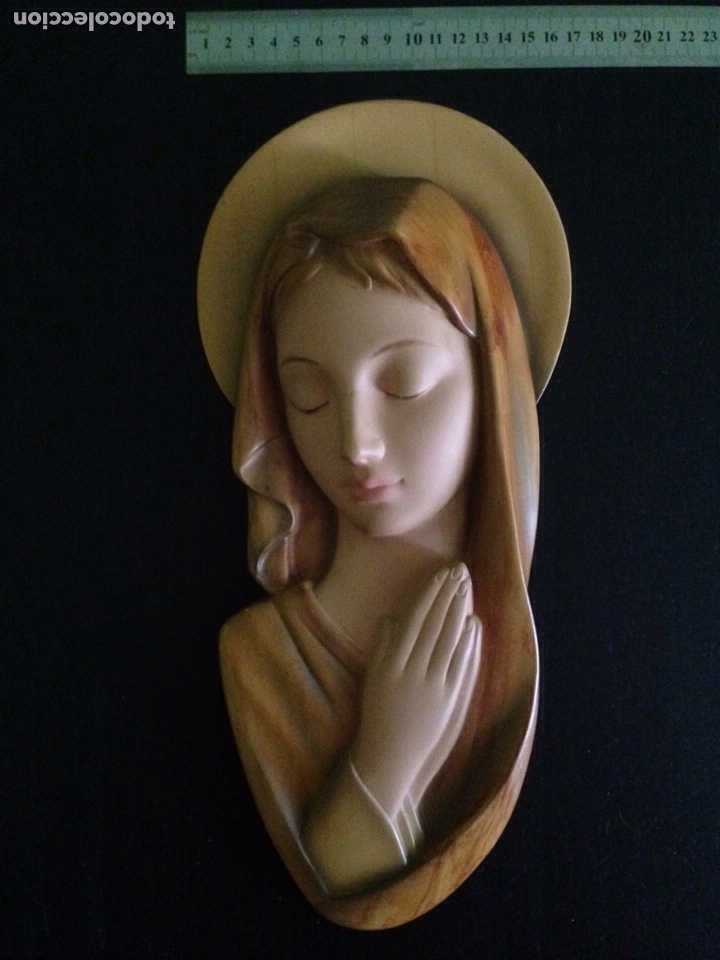 Antig&uuml;edades: Preciosa virgen de terracota - Foto 2
