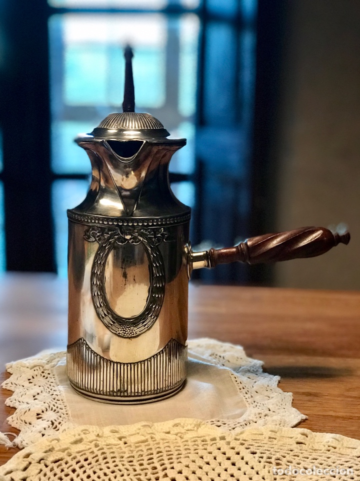 Antig&uuml;edades: Chocolatera Rom&aacute;ntica - Foto 1