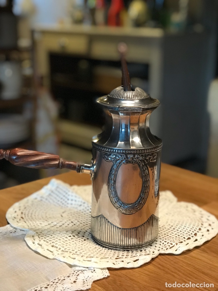 Antig&uuml;edades: Chocolatera Rom&aacute;ntica - Foto 4