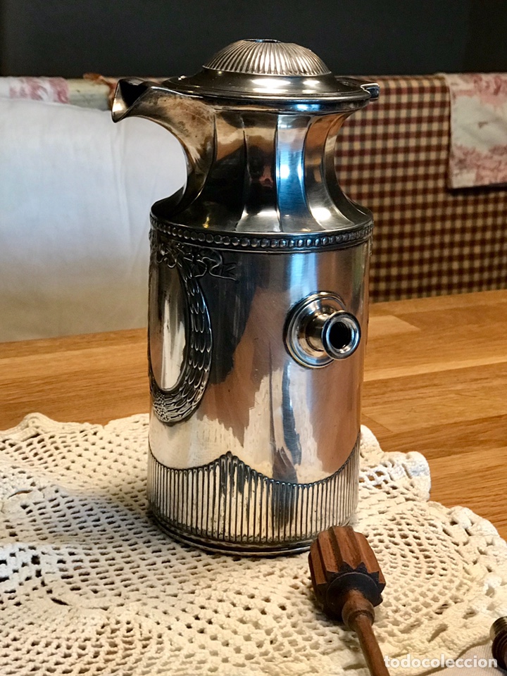 Antig&uuml;edades: Chocolatera Rom&aacute;ntica - Foto 5