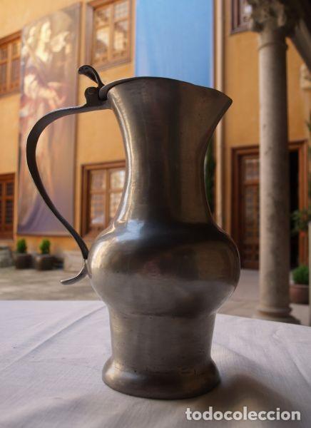 Antig&uuml;edades: Jarra de esta&ntilde;o - Foto 1