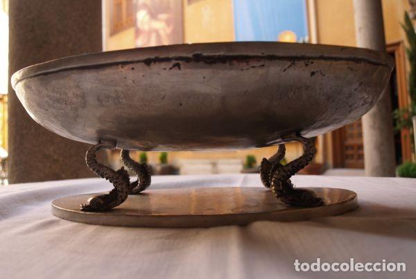 Antig&uuml;edades: Bandeja de esta&ntilde;o - Foto 1