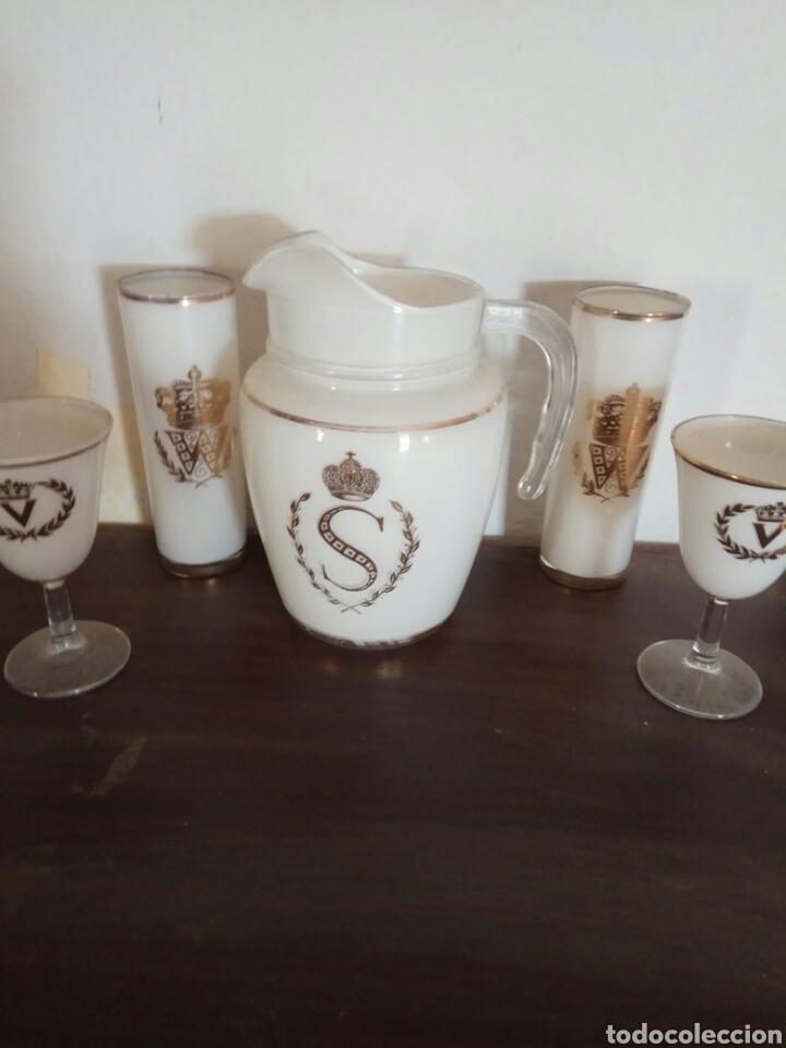 Antiquit&auml;ten: JUEGO DE LICOR ANTIGUO CRISTAL