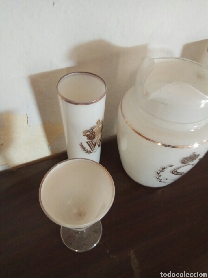 Antig&uuml;edades: JUEGO DE LICOR ANTIGUO CRISTAL - Foto 6